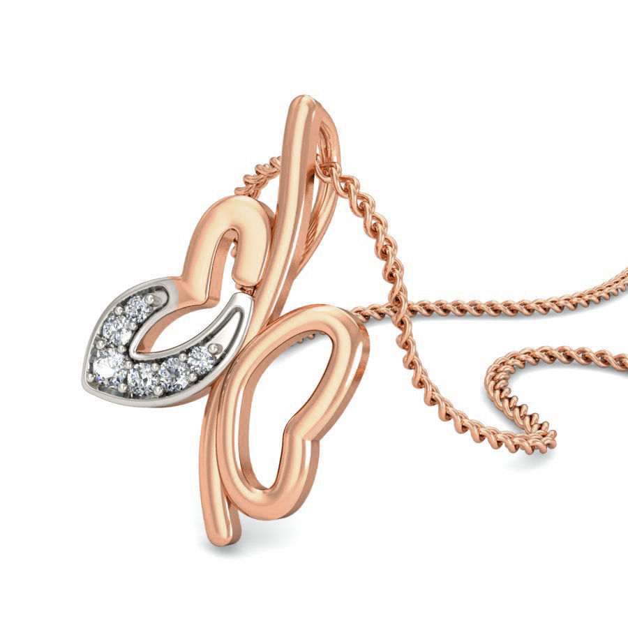 Light wt Diamond Butterfly Charms Pendant 3dm stl render Detail 3D print model_5