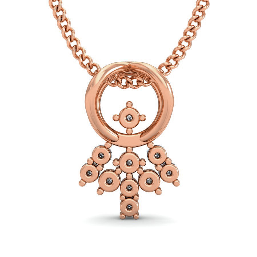 Light wt Diamond Charms Pendant 3dm render Detail 3D print model_2