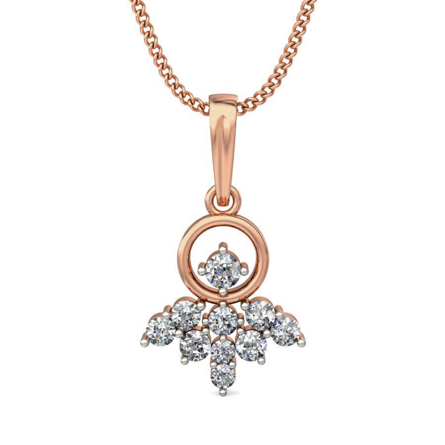 Light wt Diamond Charms Pendant 3dm render Detail 3D print model_7