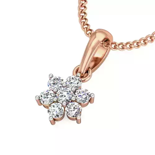 Light wt Diamond Charms Pendant 3dm stl render Detail 3D print model