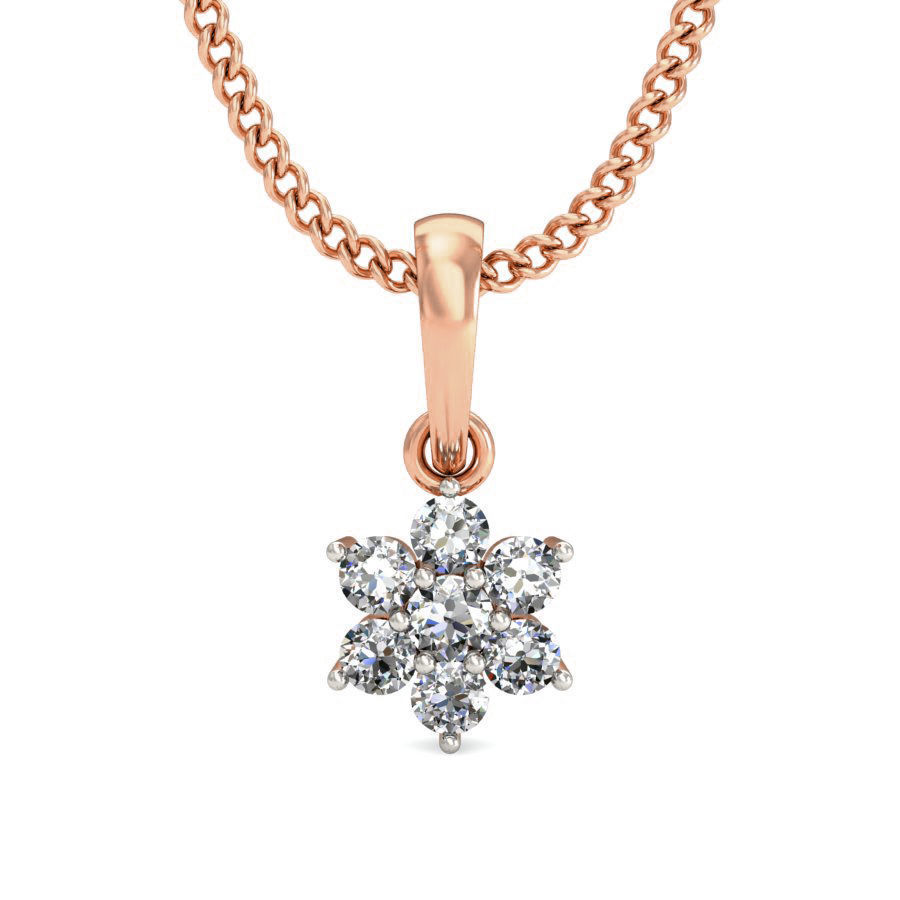 Light wt Diamond Charms Pendant 3dm stl render Detail 3D print model_1