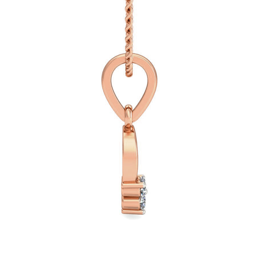 Light wt Diamond Charms Pendant 3dm stl render Detail 3D print model_2