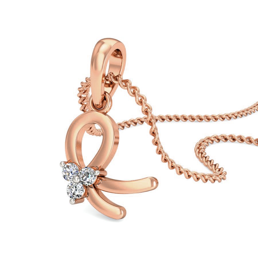 Light wt Diamond Charms Pendant 3dm stl render Detail 3D print model_6