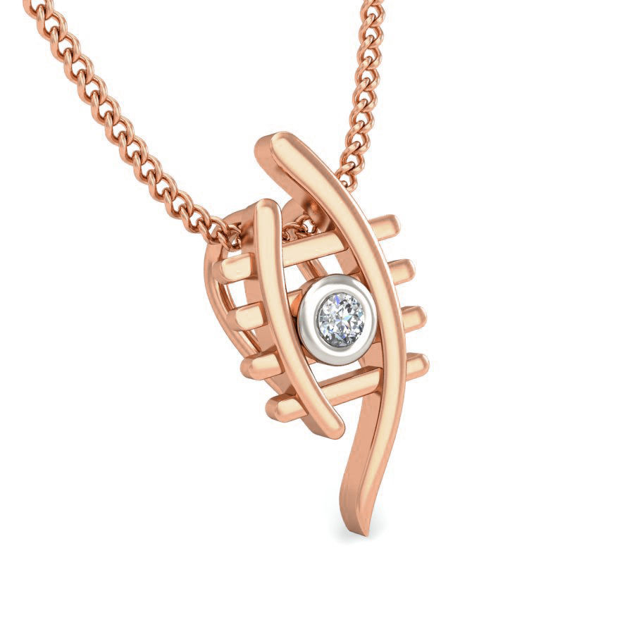 Light wt Diamond Charms Pendant 3dm stl render Detail 3D print model_4