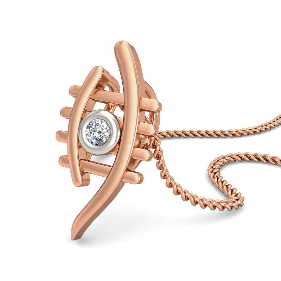 Light wt Diamond Charms Pendant 3dm stl render Detail 3D print model_5