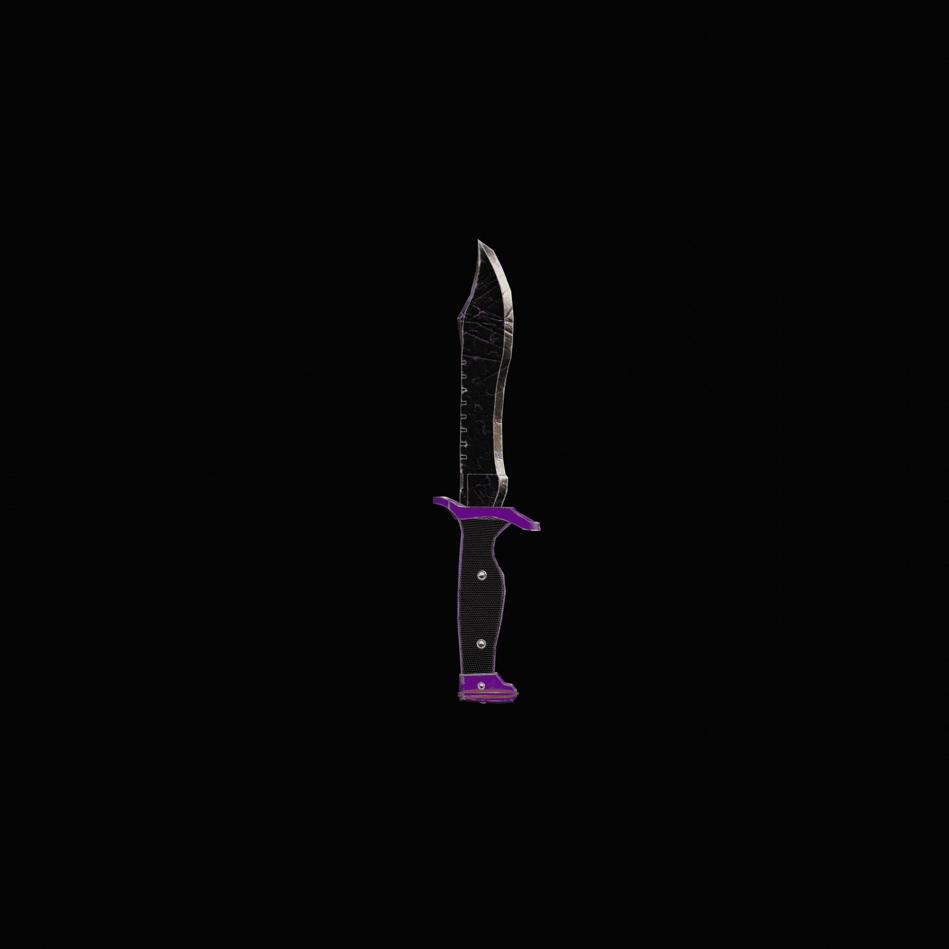 Bowie Knife CSGO Skin free VR / AR / low-poly 3D model | CGTrader