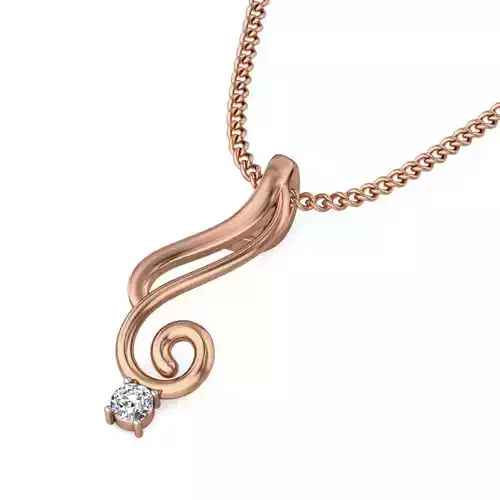 Light wt Diamond Charms Pendant 3dm stl render Detail 3D print model