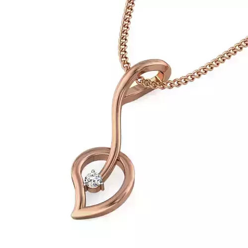 Light wt Diamond Charms Pendant 3dm stl render Detail