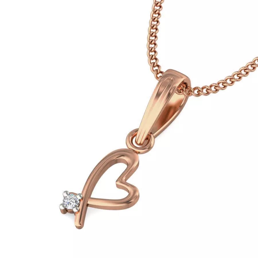 Light wt Diamond Charms Pendant 3dm stl render Detail 3D print model_0