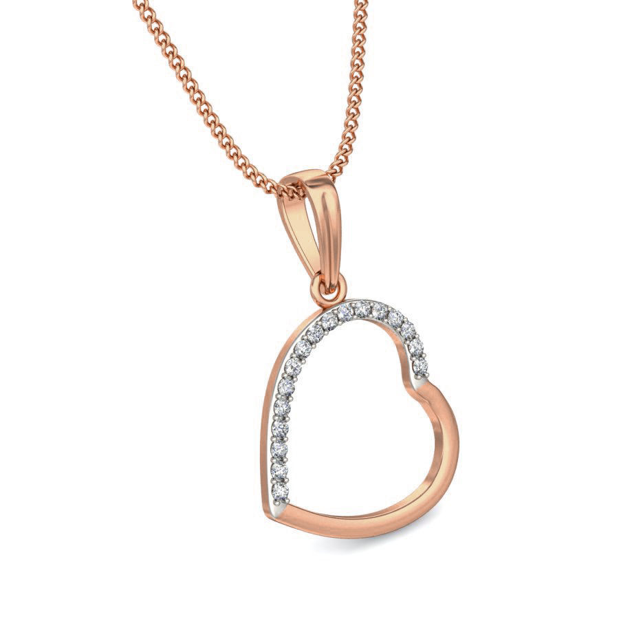 Light wt Diamond Charms Pendant 3dm stl render Detail 3D print model_4