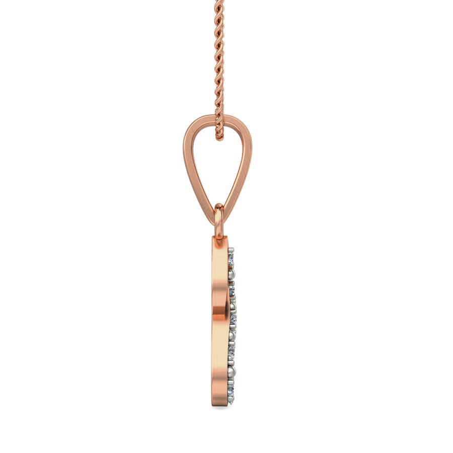 Light wt Diamond Charms Pendant 3dm stl render Detail 3D print model_2