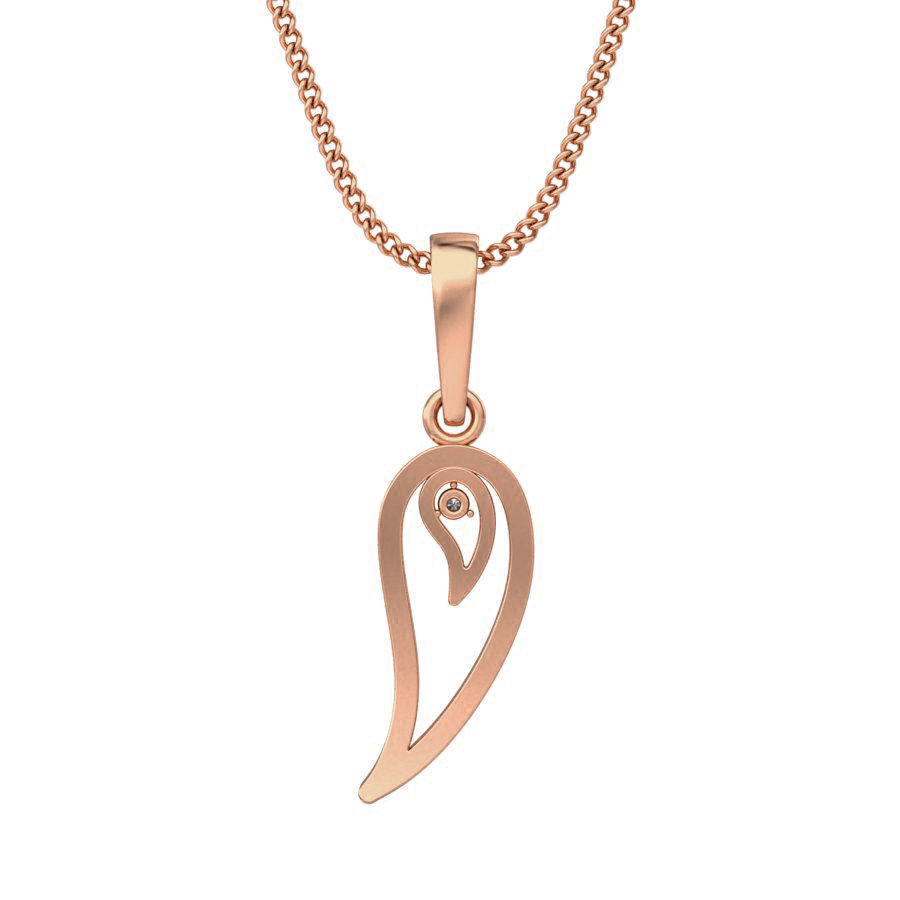 Light wt Diamond Charms Pendant 3dm stl render Detail 3D print model_3