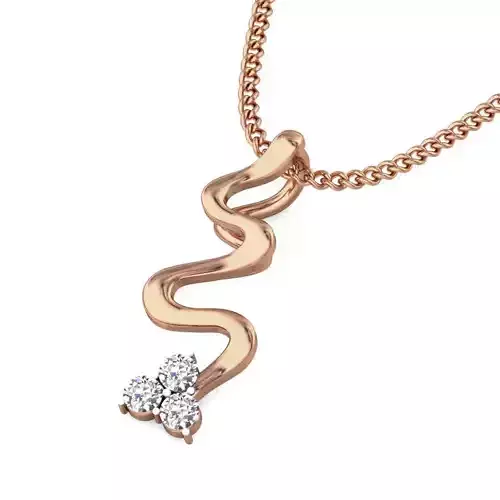 Light wt Diamond Charms Pendant 3dm stl render Detail 3D print model