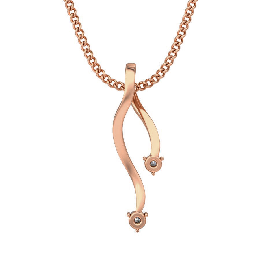 Light wt Diamond Charms Pendant 3dm stl render Detail 3D print model_3