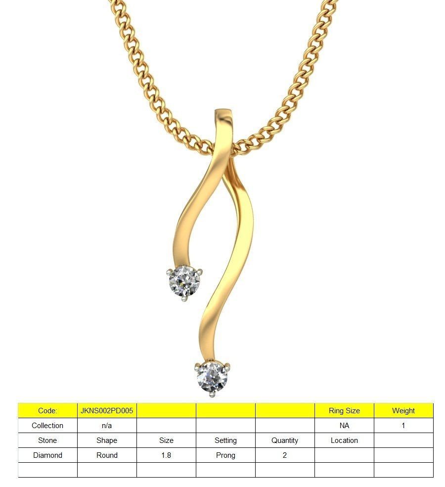 Light wt Diamond Charms Pendant 3dm stl render Detail 3D print model_1