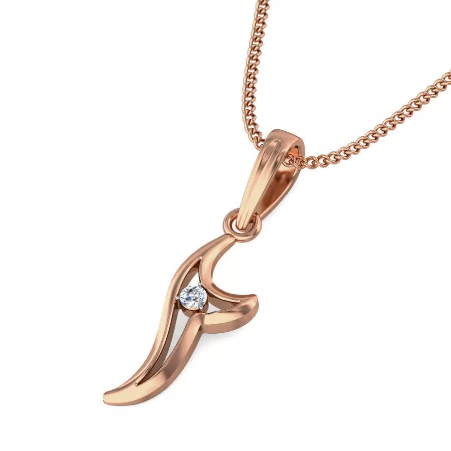 Light wt Diamond Charms Pendant 3dm stl render Detail 3D print model_0