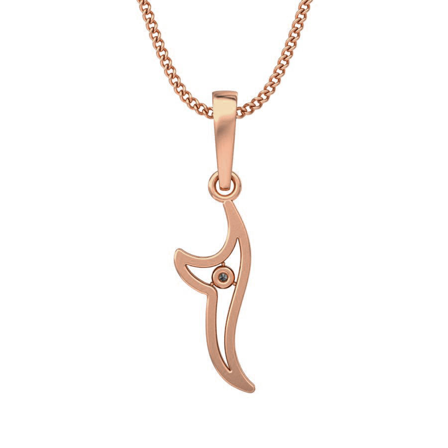 Light wt Diamond Charms Pendant 3dm stl render Detail 3D print model_3