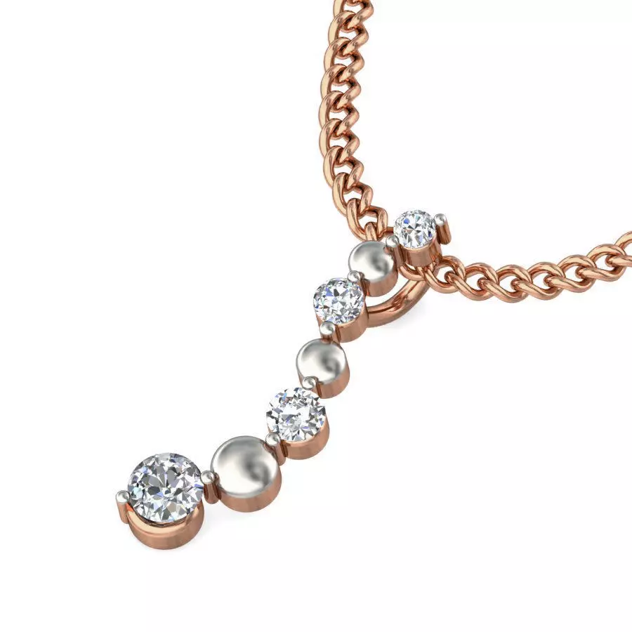 Light wt Diamond Charms Pendant 3dm stl render Detail 3D print model_0