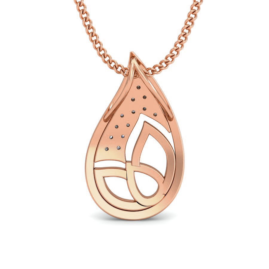 Light wt Diamond Charms Pendant 3dm stl render Detail 3D print model_4