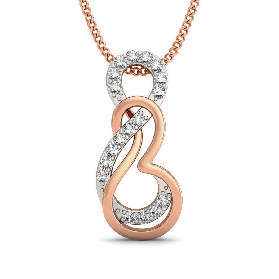 Light wt Diamond Charms Pendant 3dm stl render Detail 3D print model_2