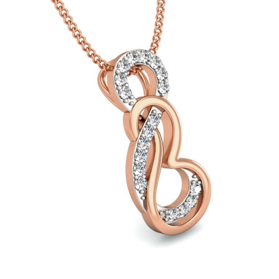 Light wt Diamond Charms Pendant 3dm stl render Detail 3D print model_5