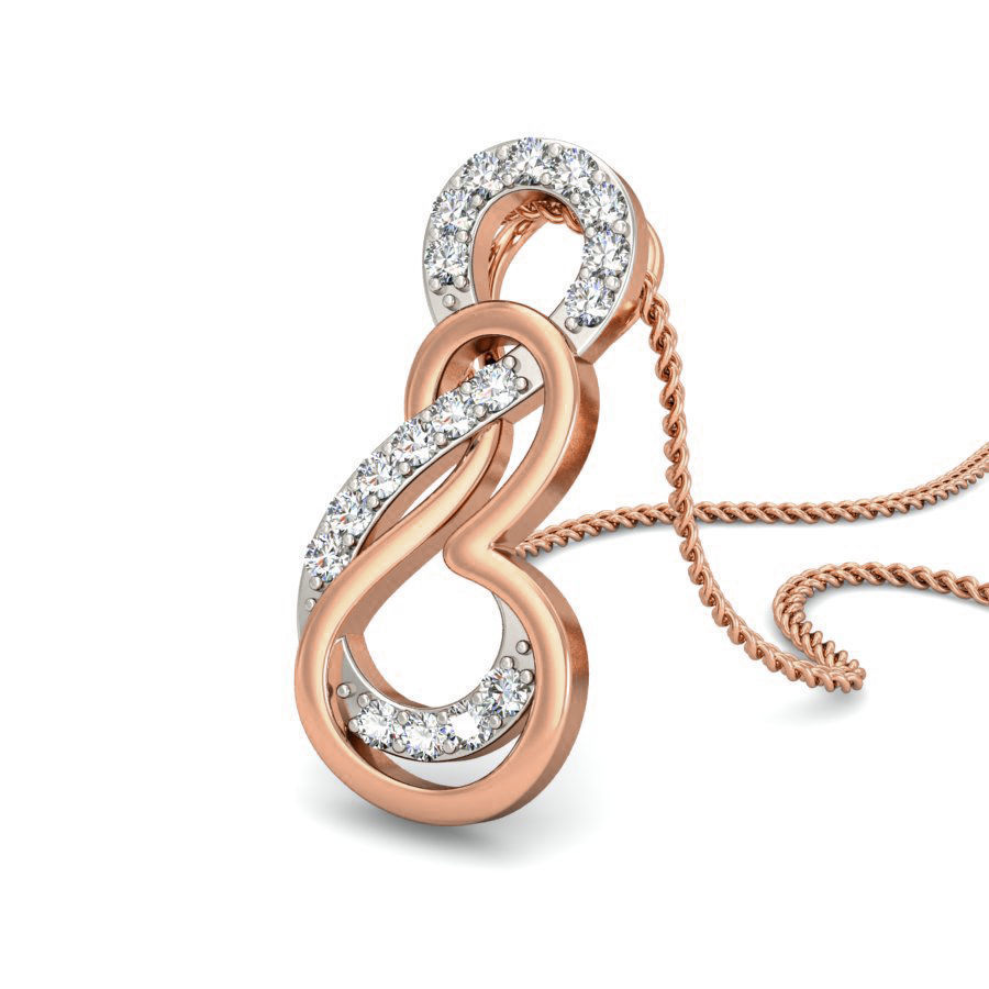 Light wt Diamond Charms Pendant 3dm stl render Detail 3D print model_6