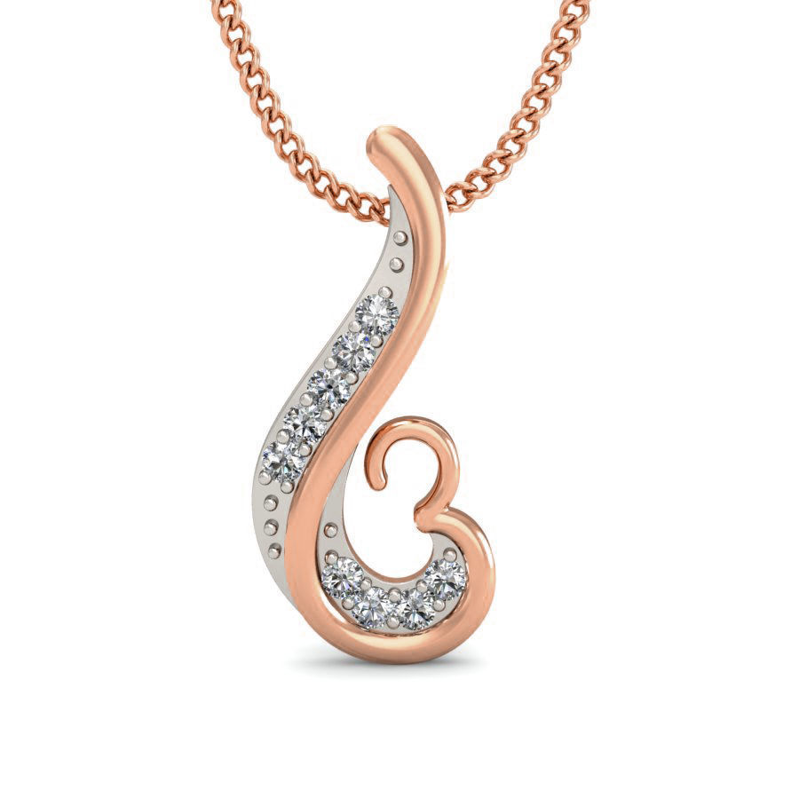 Light wt Diamond Charms Pendant 3dm stl render Detail 3D print model_1