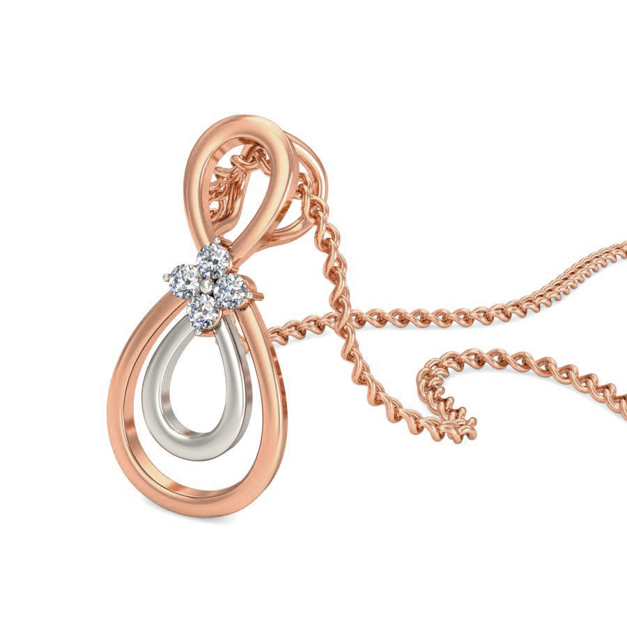 Light wt Diamond Charms Pendant 3dm stl render Detail 3D print model_7