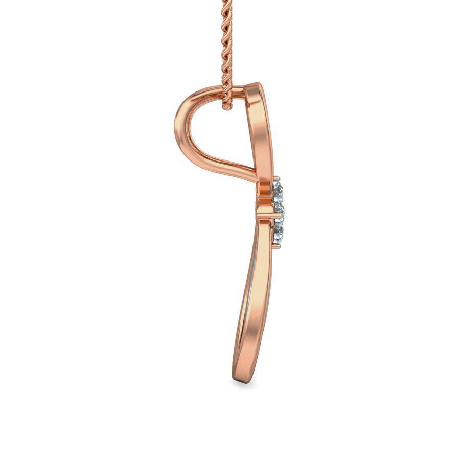 Light wt Diamond Charms Pendant 3dm stl render Detail 3D print model_3