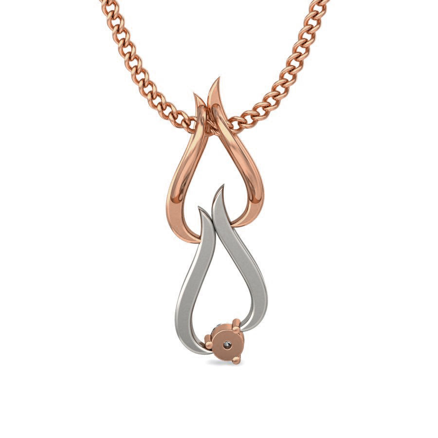 Light wt Diamond Charms Pendant 3dm stl render Detail 3D print model_3