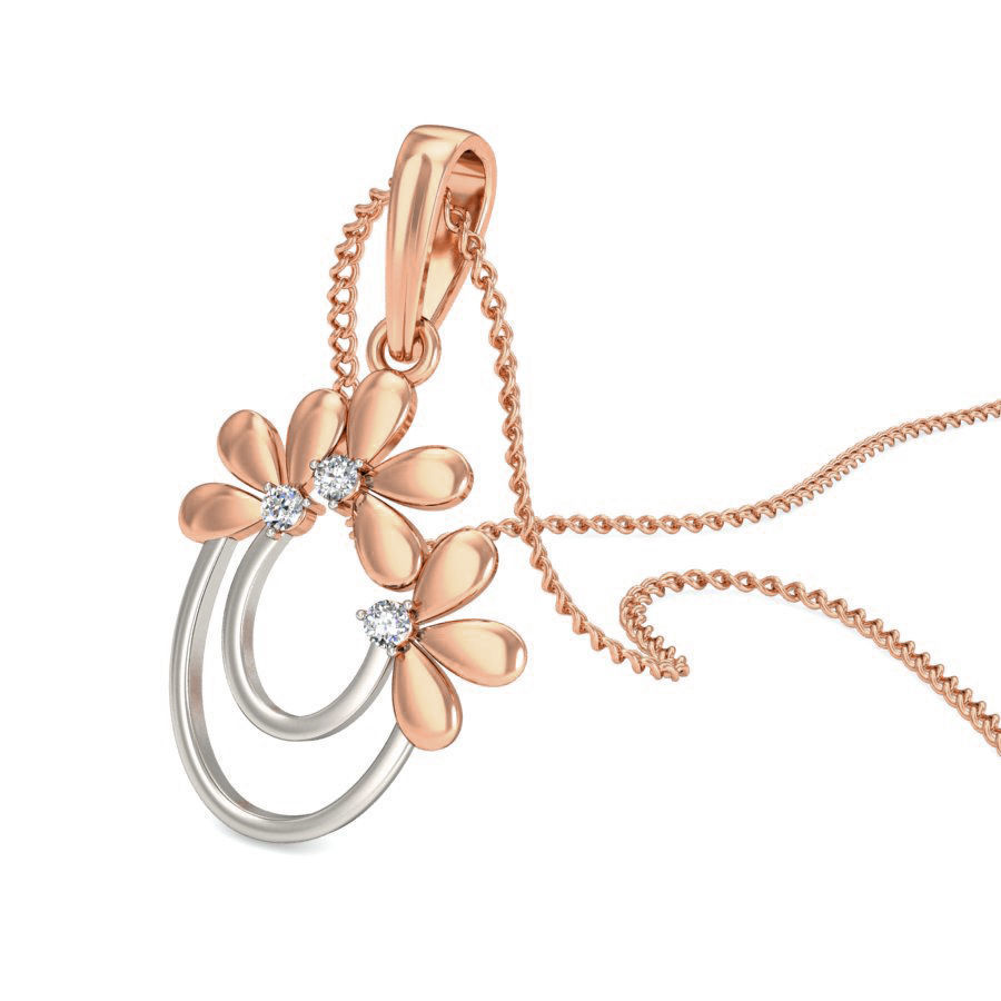 Light wt Diamond Charms Pendant 3dm stl render Detail 3D print model_5