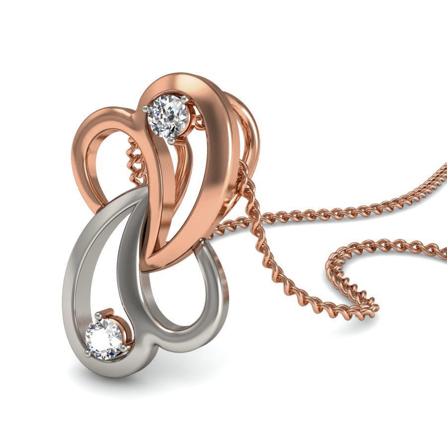 Light wt Diamond Charms Pendant 3dm stl render Detail 3D print model_6