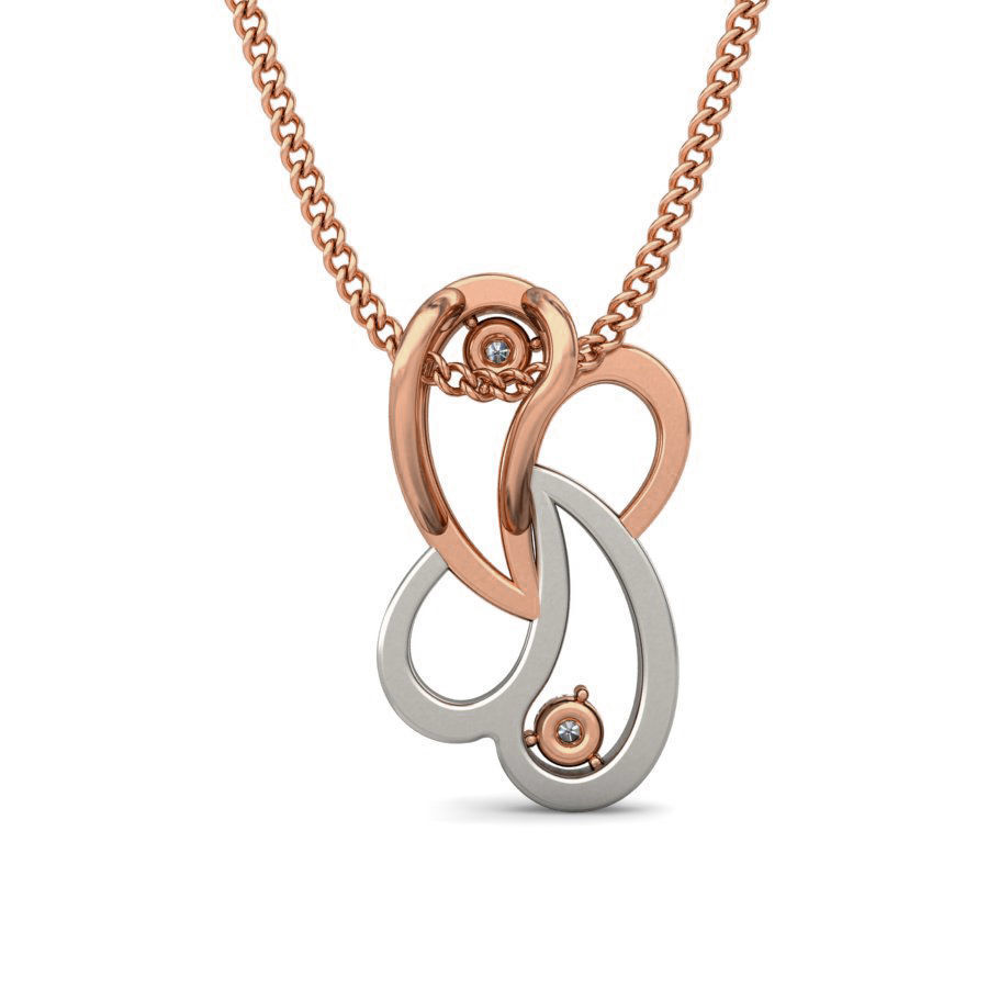 Light wt Diamond Charms Pendant 3dm stl render Detail 3D print model_3