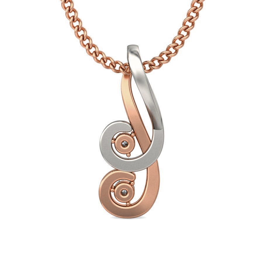 Light wt Diamond Charms Pendant 3dm stl render Detail 3D print model_3