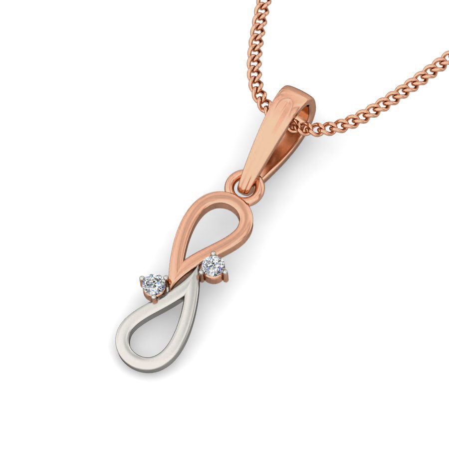 Light wt Diamond Charms Pendant 3dm stl render Detail 3D print model_1