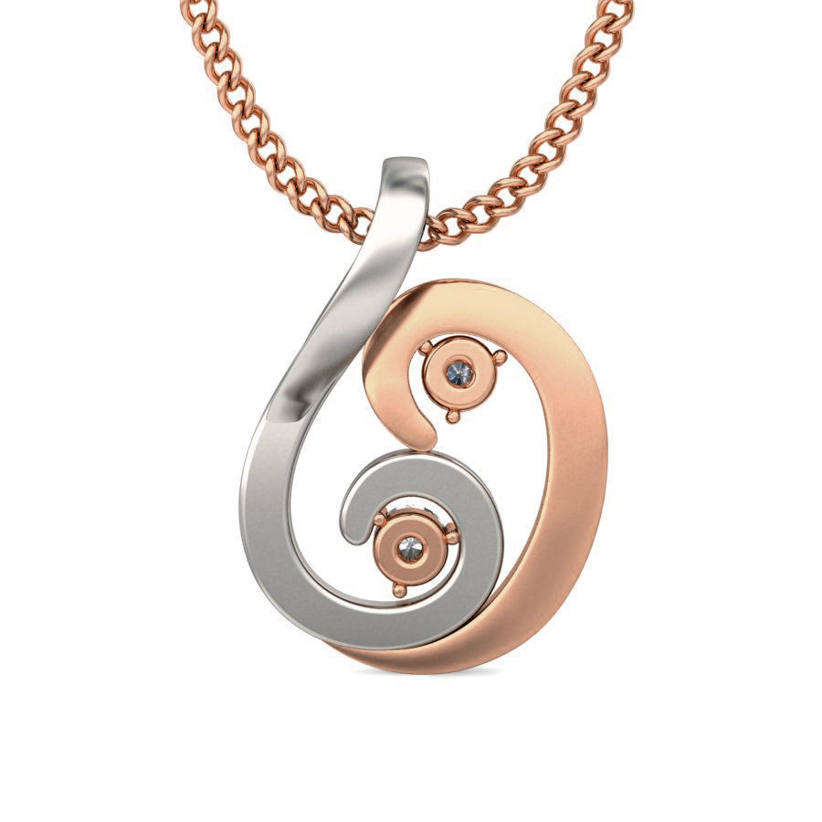 Light wt Diamond Charms Pendant 3dm stl render Detail 3D print model_3