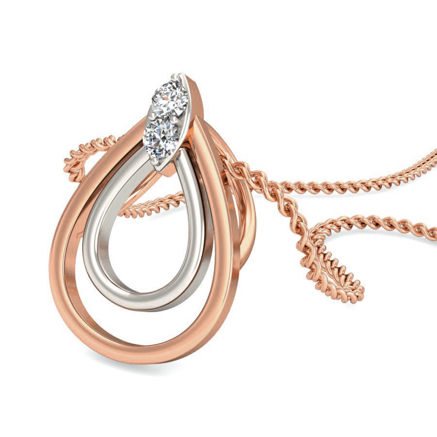 Light wt Diamond Charms Pendant 3dm stl render Detail 3D print model_6