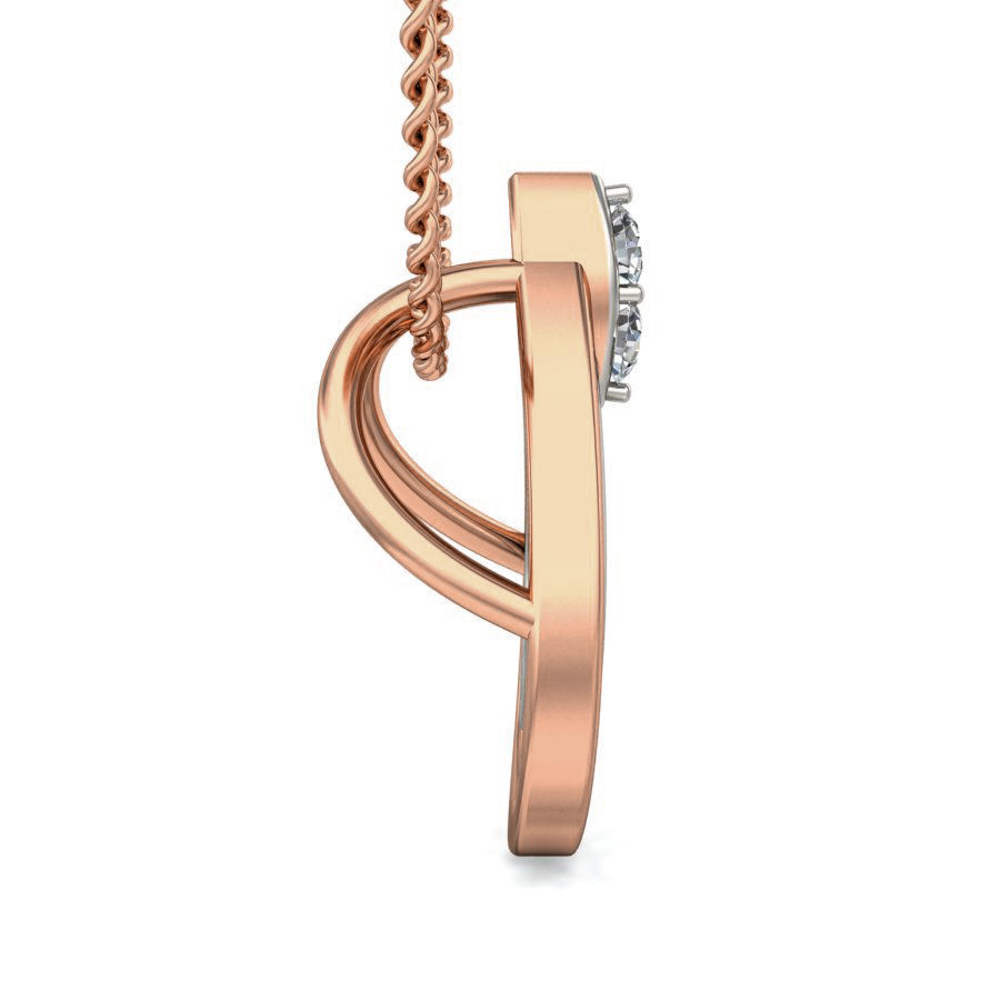 Light wt Diamond Charms Pendant 3dm stl render Detail 3D print model_2