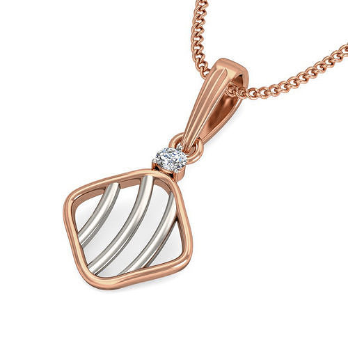 Square Light wt Diamond Charms Pendant 3dm stl render Detail 3D print model