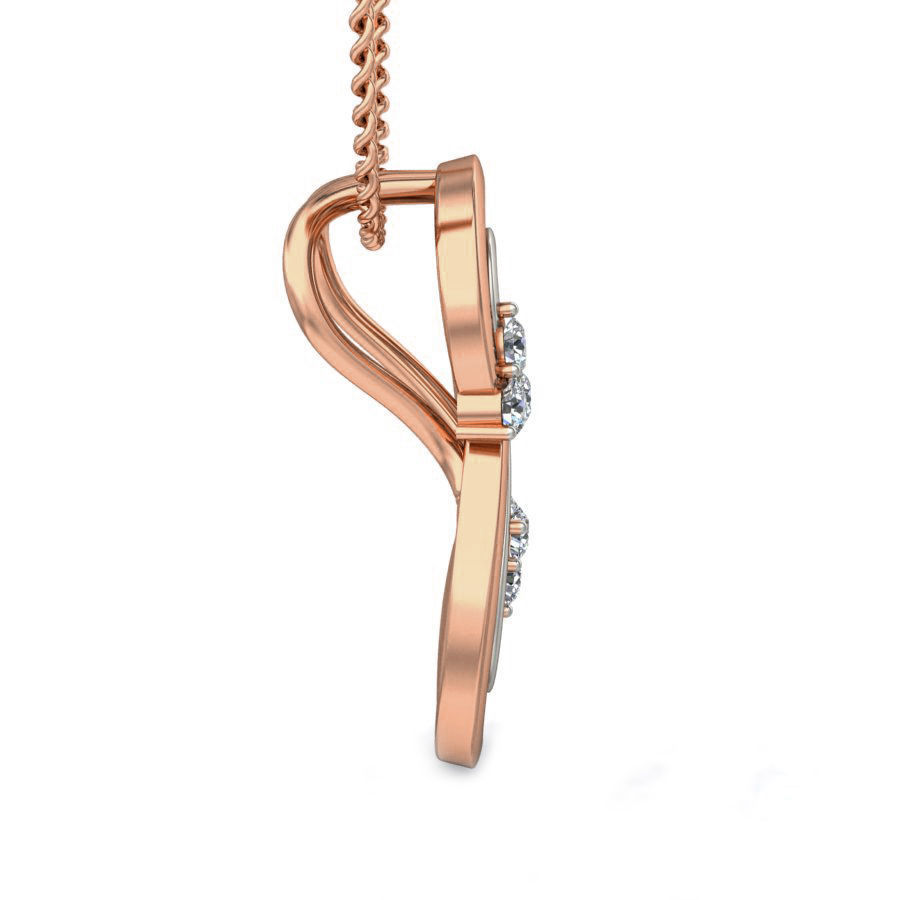 Light wt Diamond Charms Pendant 3dm stl render Detail 3D print model_2