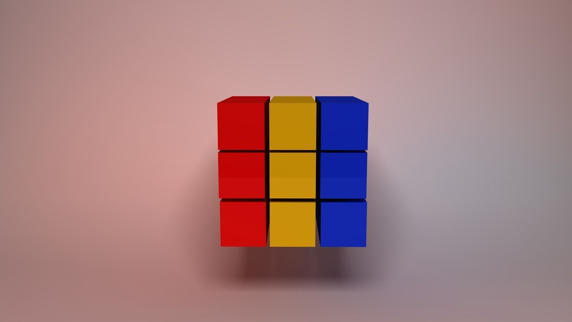 Iron Cube  Free low-poly 3D model_0