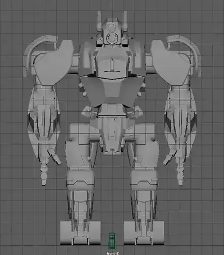 Simple robot for 3d printing 3D print model