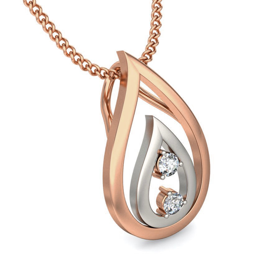 Light wt Diamond Charms Pendant 3dm stl render Detail 3D print model_4