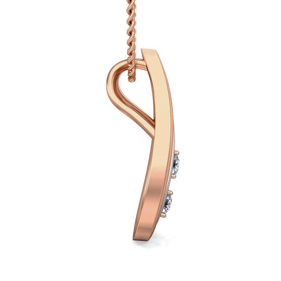 Light wt Diamond Charms Pendant 3dm stl render Detail 3D print model_2