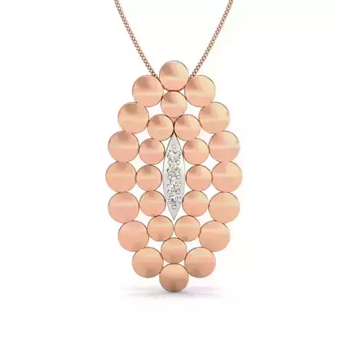 Light wt Diamond Charms Pendant 3dm stl render Detail