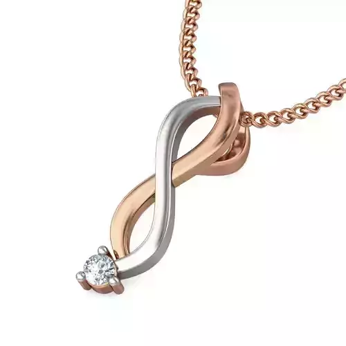 Light wt Diamond Charms Pendant 3dm stl render Detail