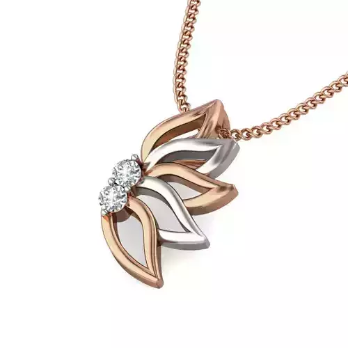 Light wt Diamond Charms Pendant 3dm stl render Detail