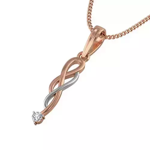 Light wt Diamond Charms Pendant 3dm stl render Detail