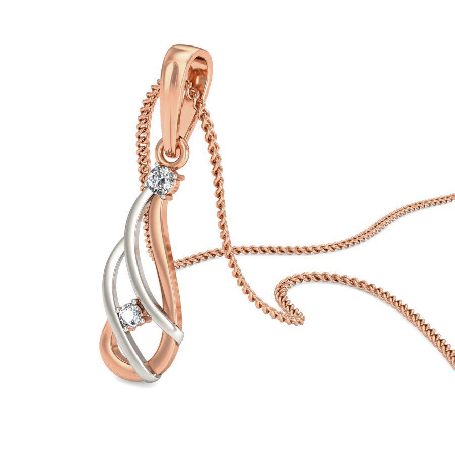 Light wt Diamond Charms Pendant 3dm stl render Detail 3D print model_6