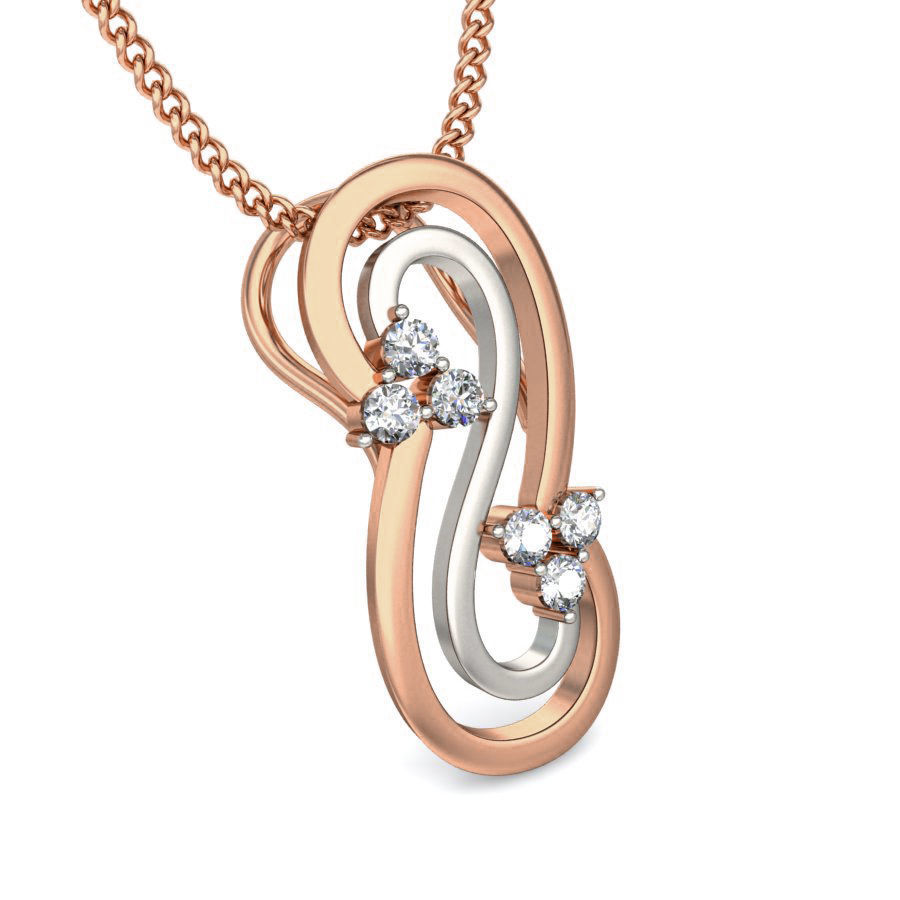 Light wt Diamond Charms Pendant 3dm stl render Detail 3D print model_4